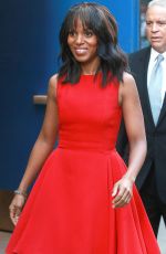 KERRY WASHINGTON Arrives at Good Morning Studios in New York 09/24/2015