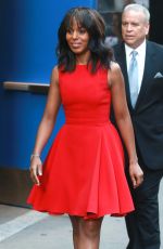 KERRY WASHINGTON Arrives at Good Morning Studios in New York 09/24/2015