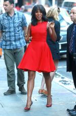 KERRY WASHINGTON Arrives at Good Morning Studios in New York 09/24/2015
