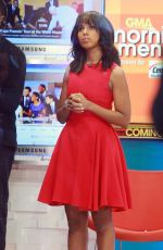 KERRY WASHINGTON Arrives at Good Morning Studios in New York 09/24/2015