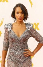 KERRY WASHINGTON at 2015 Emmy Awards in Los Angeles 09/20/2015