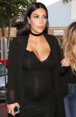 KIM and KHLOE KARDASHIAN Out for Dinner in San Diego 09/22/2015