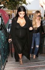KIM and KHLOE KARDASHIAN Out for Dinner in San Diego 09/22/2015