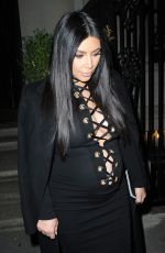 KIM KARDASHIAN Night Out and About in New York 09/14/2015