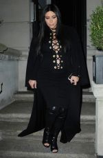 KIM KARDASHIAN Night Out and About in New York 09/14/2015