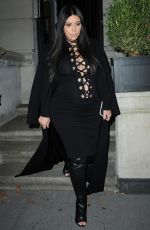 KIM KARDASHIAN Night Out and About in New York 09/14/2015
