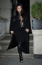 KIM KARDASHIAN Night Out and About in New York 09/14/2015