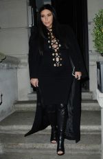KIM KARDASHIAN Night Out and About in New York 09/14/2015