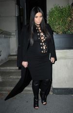 KIM KARDASHIAN Night Out and About in New York 09/14/2015
