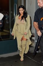KIM KARDASHIAN Night Out in New York 09/10/2015