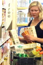 KIRSTEN DUNST Out Shopping in Los Angeles 09/07/2015