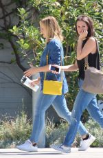 KRISTEN BELL and RACHEL BILSON in Jeans Out and About in Los Angeles 09/26/2015