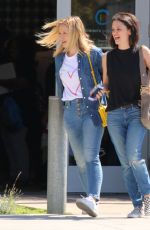KRISTEN BELL and RACHEL BILSON in Jeans Out and About in Los Angeles 09/26/2015