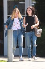 KRISTEN BELL and RACHEL BILSON in Jeans Out and About in Los Angeles 09/26/2015