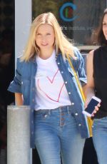 KRISTEN BELL and RACHEL BILSON in Jeans Out and About in Los Angeles 09/26/2015