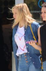 KRISTEN BELL and RACHEL BILSON in Jeans Out and About in Los Angeles 09/26/2015