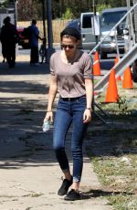 KRISTEN STEWART Arrives on the Set of New Woody Allen