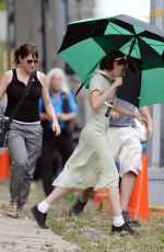 KRISTEN STEWART Arrives on the Set of New Woody Allen