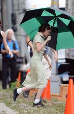 KRISTEN STEWART Arrives on the Set of New Woody Allen