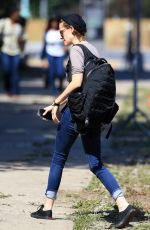 KRISTEN STEWART Arrives on the Set of New Woody Allen