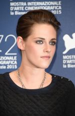 KRISTEN STEWART at Equals Photocall at 2015 Venice Film Festival