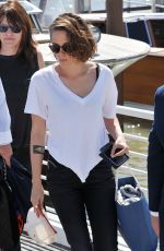 KRISTEN STEWART Leaves 2015 Venice Film Festival 09/06/2015