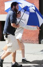 KRISTEN STEWART on the Set of New Woody Allen Movie in New York 09/21/2015