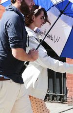 KRISTEN STEWART on the Set of New Woody Allen Movie in New York 09/21/2015