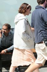 KRISTEN STEWART on the Set of New Woody Allen Movie in New York 09/21/2015