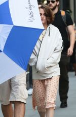 KRISTEN STEWART on the Set of New Woody Allen Movie in New York 09/21/2015