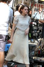 KRISTEN STEWART on the Set of New Woody Allen