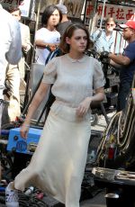 KRISTEN STEWART on the Set of New Woody Allen