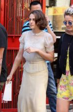 KRISTEN STEWART on the Set of New Woody Allen