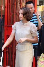 KRISTEN STEWART on the Set of New Woody Allen