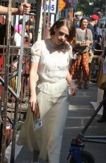 KRISTEN STEWART on the Set of New Woody Allen