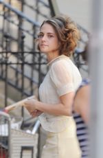 KRISTEN STEWART on the Set of New Woody Allen