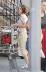 KRISTEN STEWART on the Set of New Woody Allen