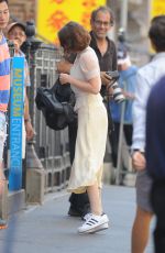 KRISTEN STEWART on the Set of New Woody Allen