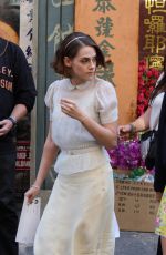 KRISTEN STEWART on the Set of New Woody Allen