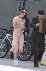 KRISTEN STEWART on the Set of New Woody Allen