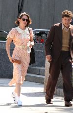KRISTEN STEWART on the Set of New Woody Allen