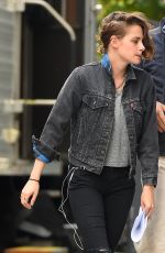 KRISTEN STEWART on the Set of Woody Allen New Movie in New York 09/21/2015