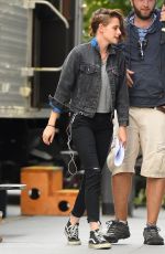 KRISTEN STEWART on the Set of Woody Allen New Movie in New York 09/21/2015