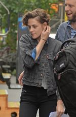 KRISTEN STEWART on the Set of Woody Allen New Movie in New York 09/21/2015
