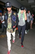 KYLIE JENNER Arrives at LAX Airport in Los Angeles 09/16/2015