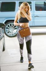 KYLIE JENNER in Tank Top Out in Woodland Hills 09/10/2015