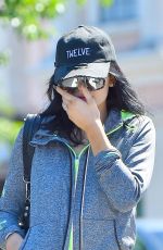 KYLIE JENNER in Tights Leaves a Gym in Calabasas 09/19/2015
