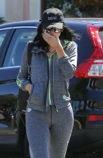 KYLIE JENNER in Tights Leaves a Gym in Calabasas 09/19/2015