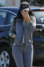 KYLIE JENNER in Tights Leaves a Gym in Calabasas 09/19/2015