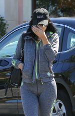 KYLIE JENNER in Tights Leaves a Gym in Calabasas 09/19/2015